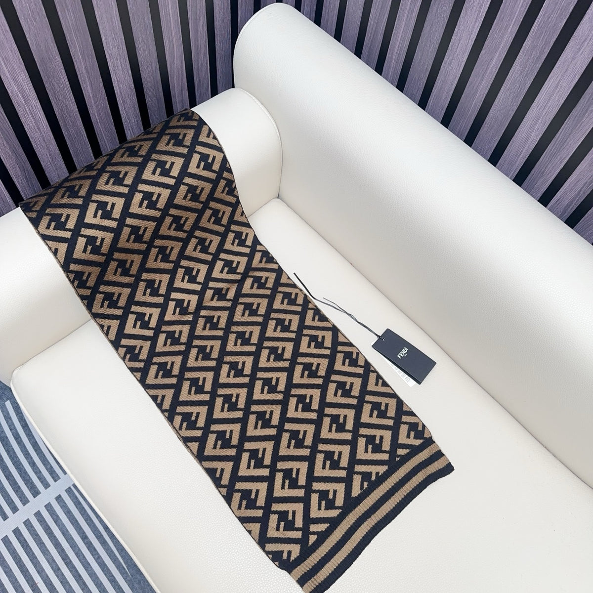 wool elegant Scarf for women - alternate angle view 5