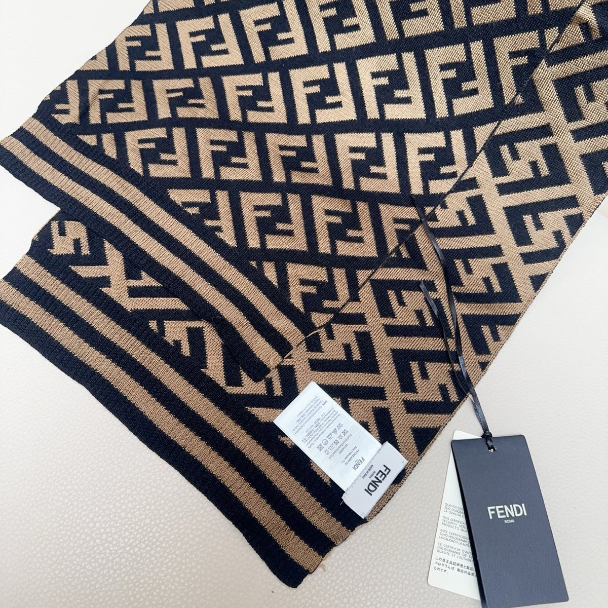 wool elegant Scarf for women - alternate angle view 7
