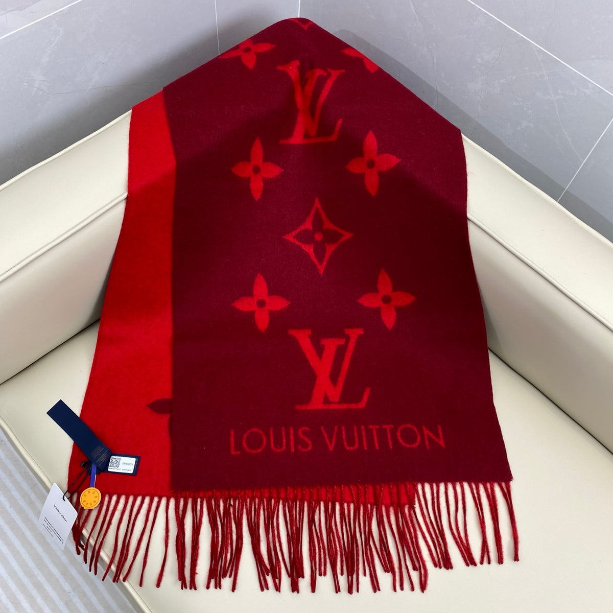 velvet floral Shawl for women - alternate angle view 6