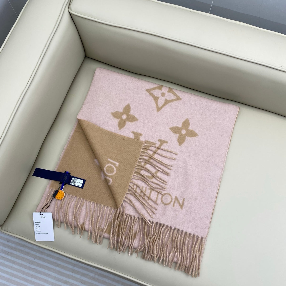 velvet floral Shawl for women - alternate angle view 3