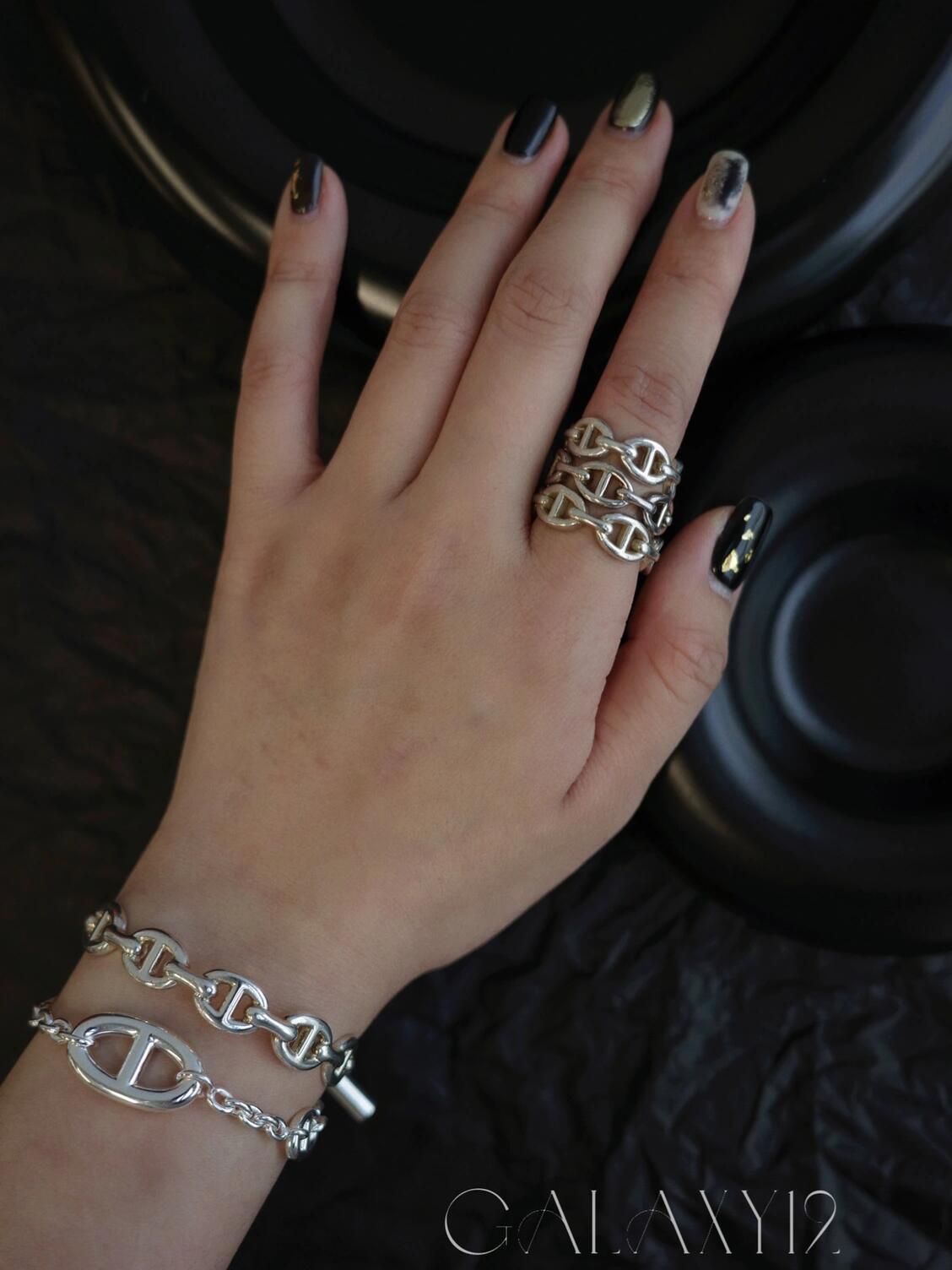 rose gold brass rose Bracelet for women - alternate angle view 8