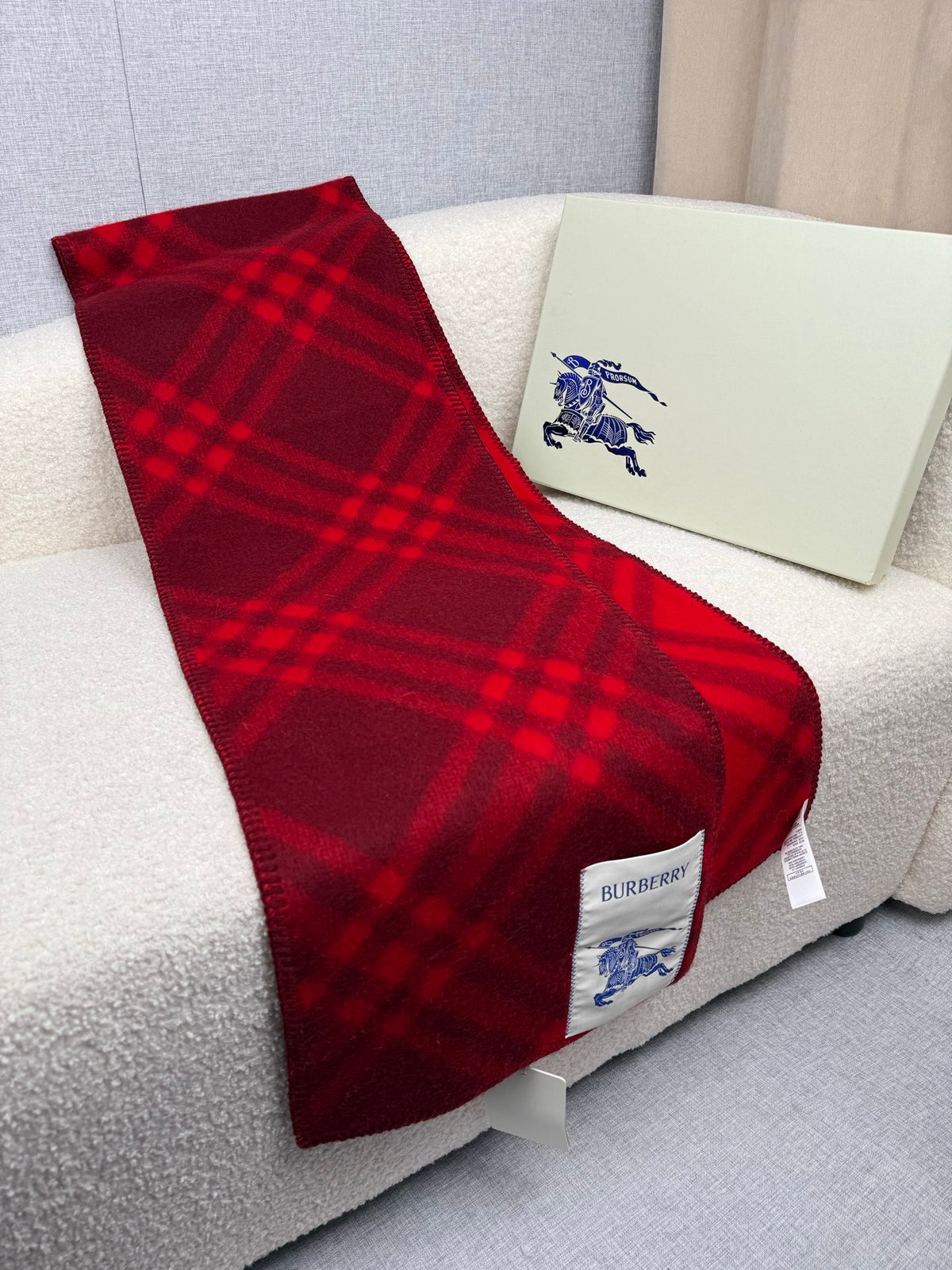 velvet inlaid Scarf for women - alternate angle view 7