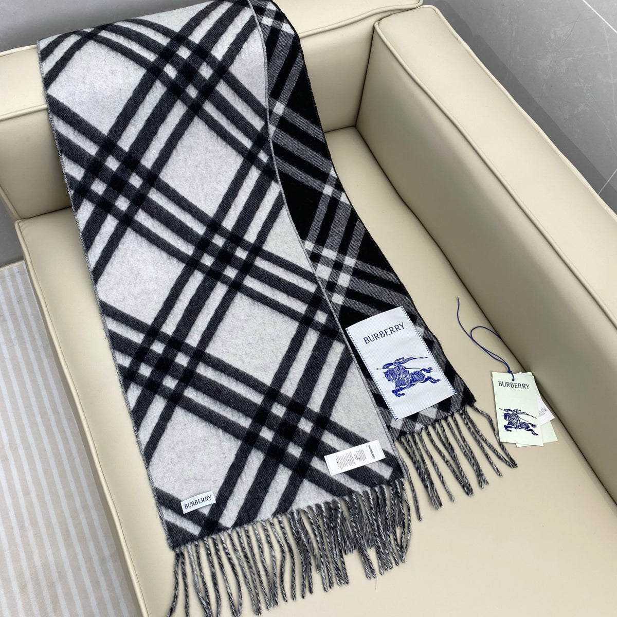 velvet tassel Scarf for women - alternate angle view 5