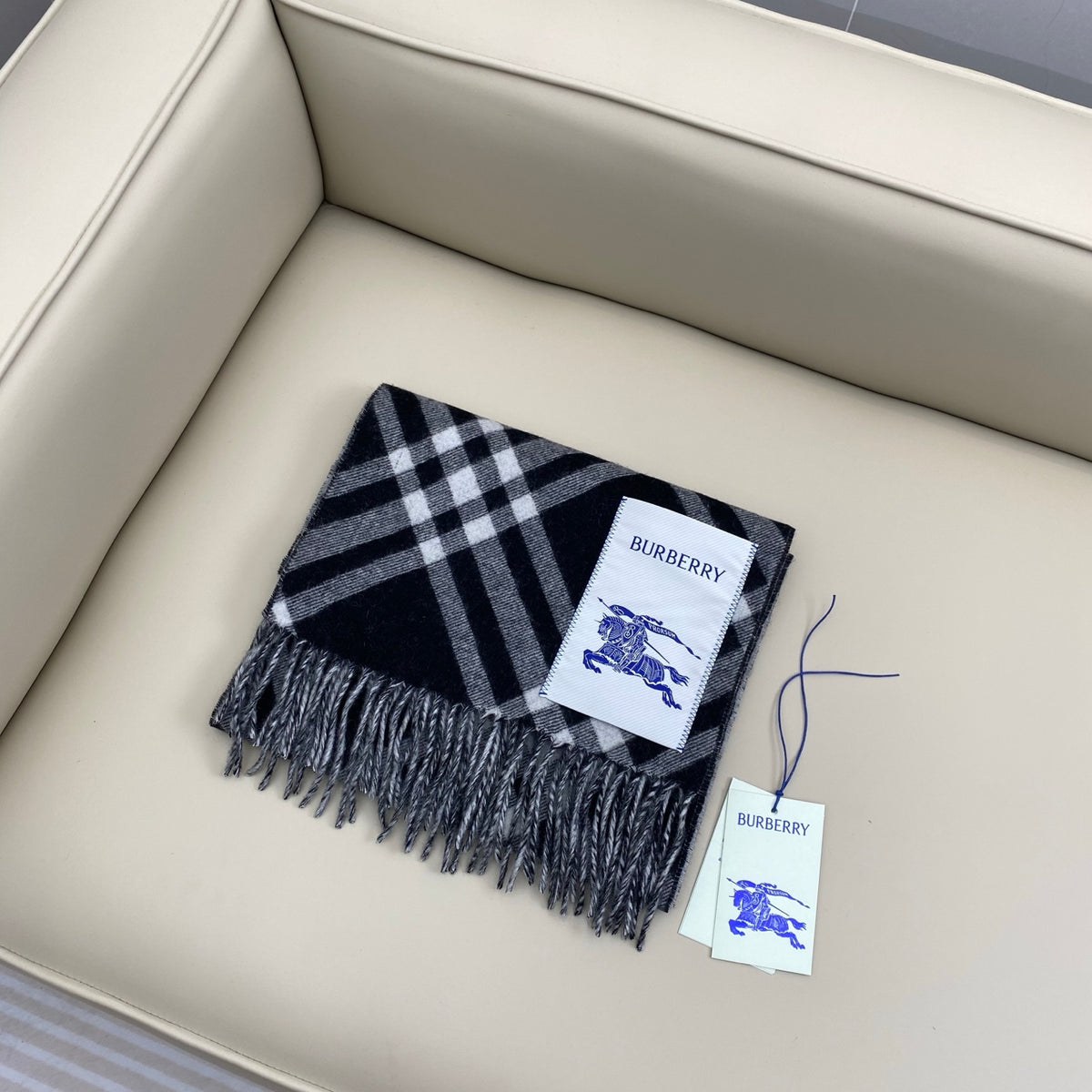 velvet tassel Scarf for women - product detail view