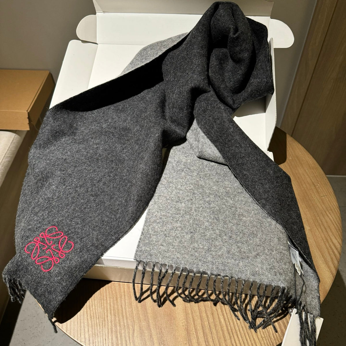 velvet cute Scarf for women - alternate angle view 8