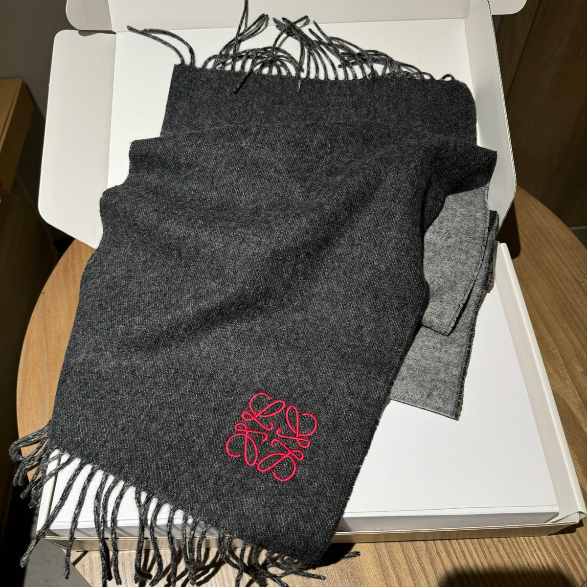 velvet cute Scarf for women - alternate angle view 4