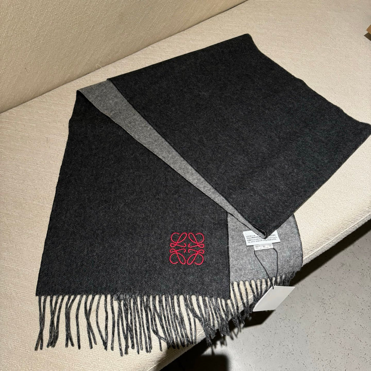 velvet cute Scarf for women - alternate angle view 6
