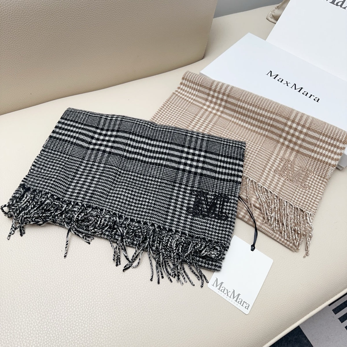 camel velvet luxury Scarf for women - alternate angle view 9