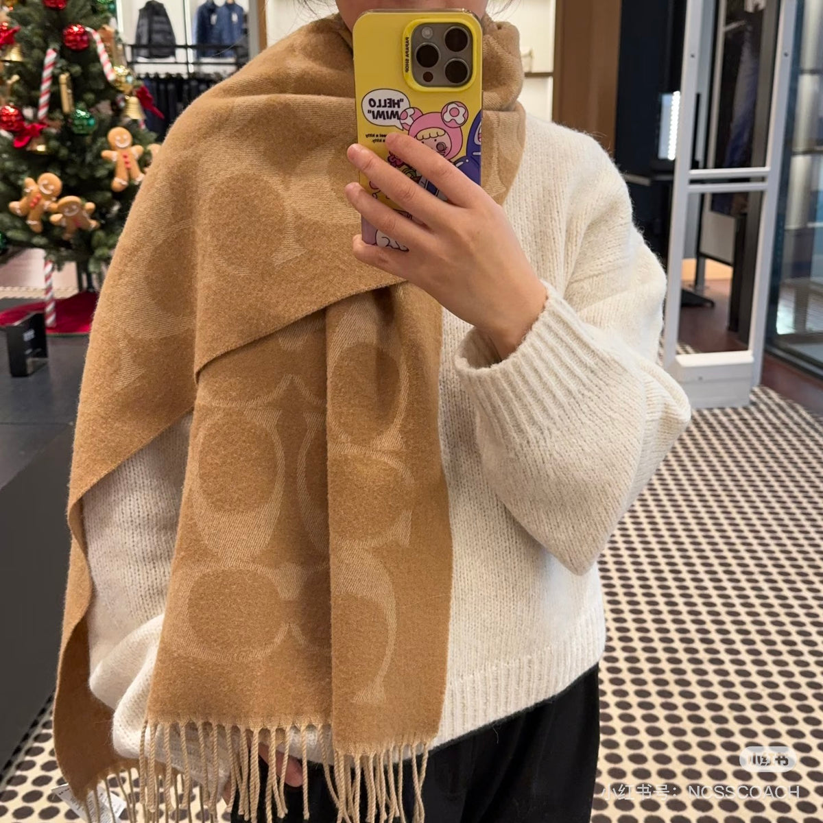 Shawl for women - alternate angle view 3