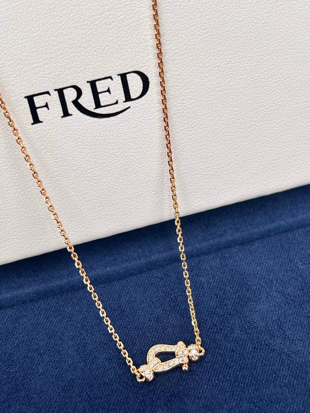 gold crystal Necklace for women - product detail view