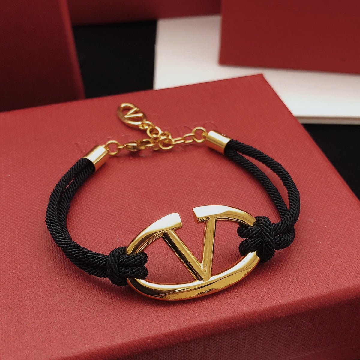 black brass Bracelet for women - product detail view