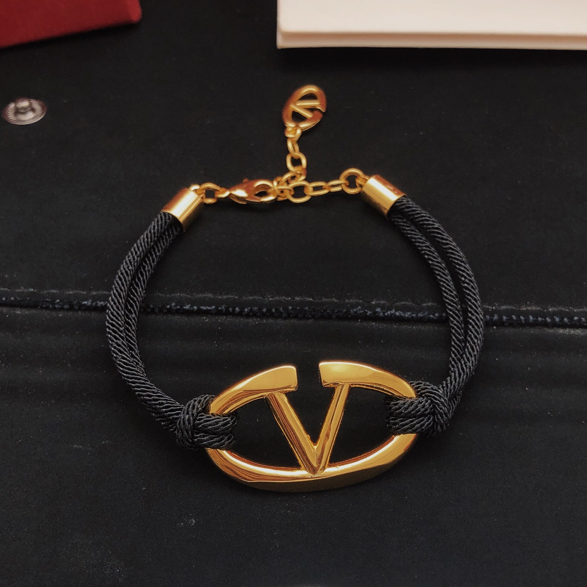 black brass Bracelet for women - alternate angle view 2