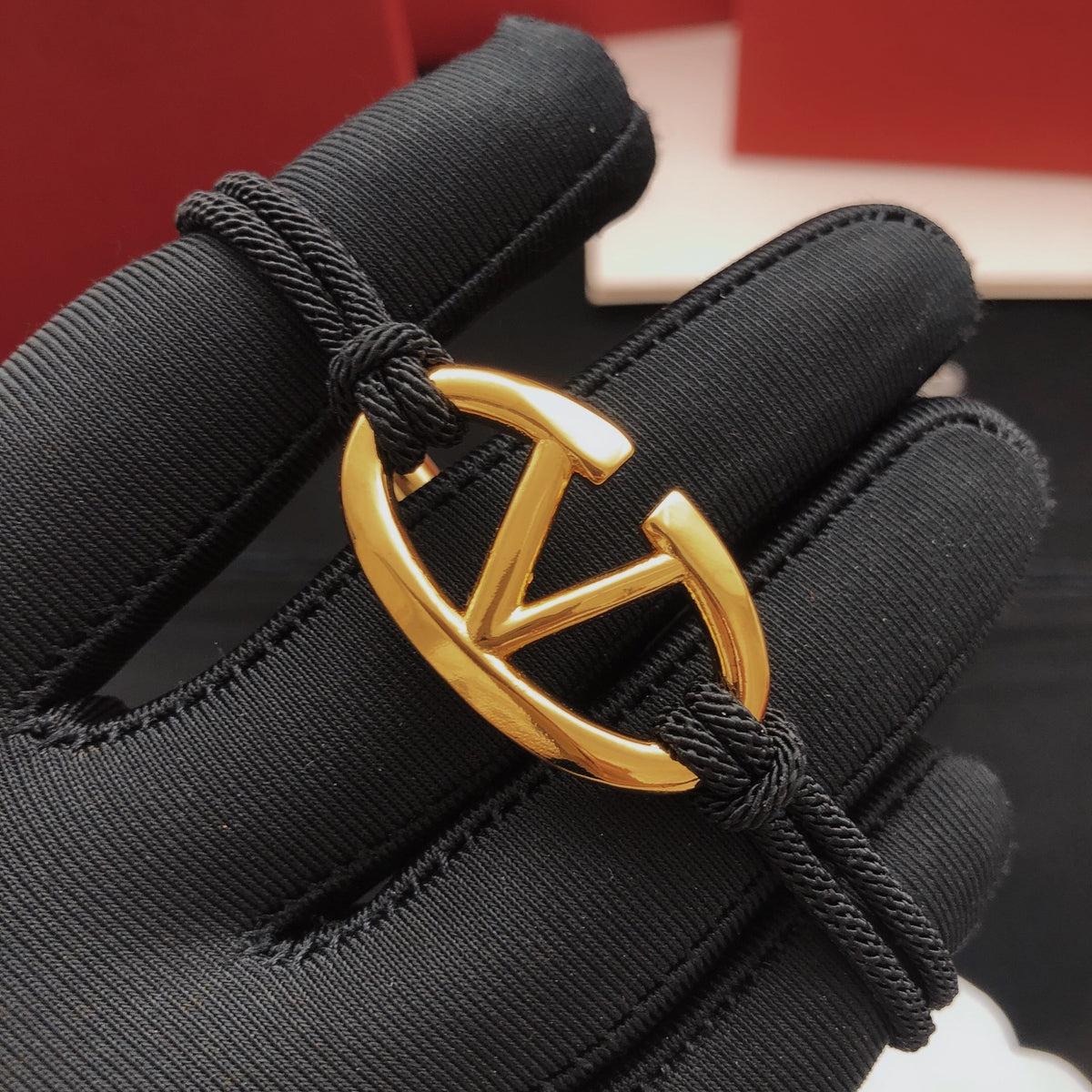 black brass Bracelet for women - alternate angle view 3