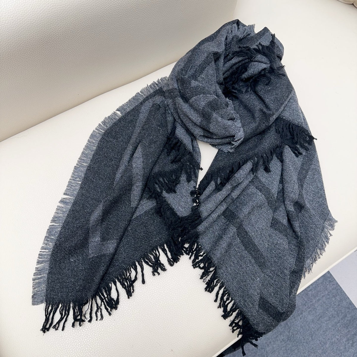 velvet floral Shawl for women - alternate angle view 8