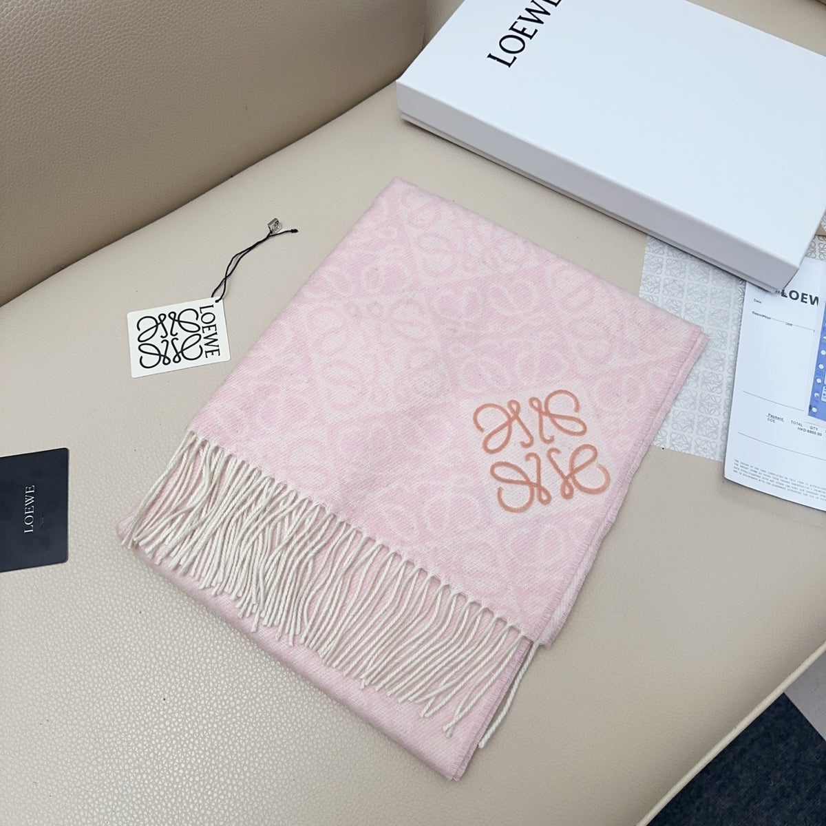 two-tone velvet floral Scarf for women - alternate angle view 2