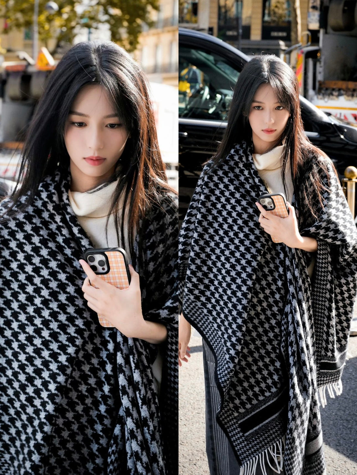 velvet letter fashion accessory for women - product detail view