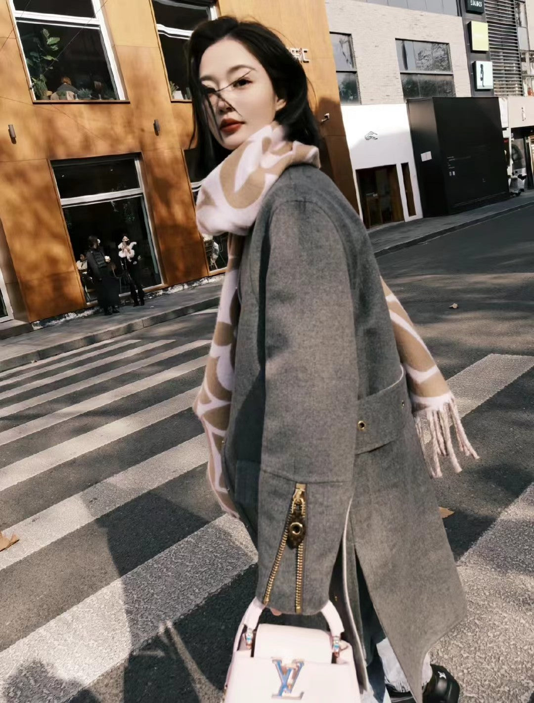 wool Scarf for women - alternate angle view 2