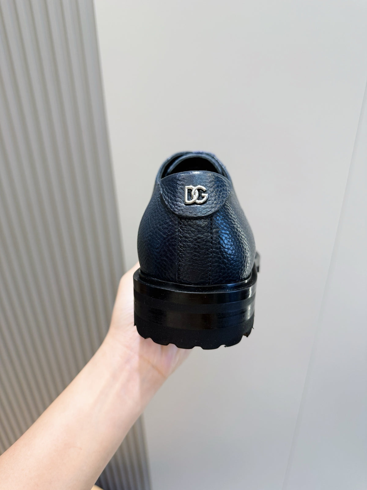 Dolce & Gabbana DG Men's Calfskin Derby Shoes