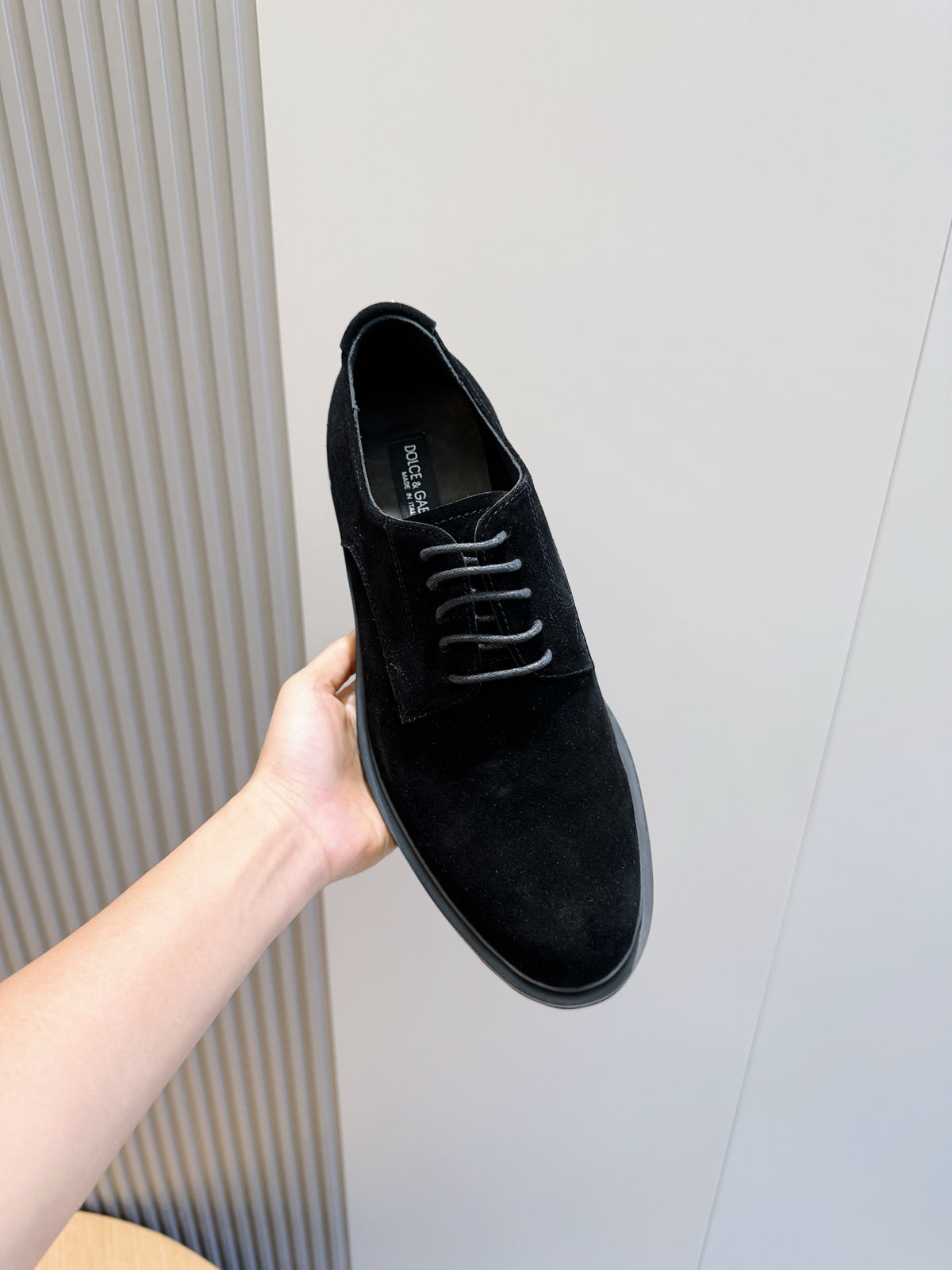 Dolce & Gabbana DG Men's Calfskin Derby Shoes