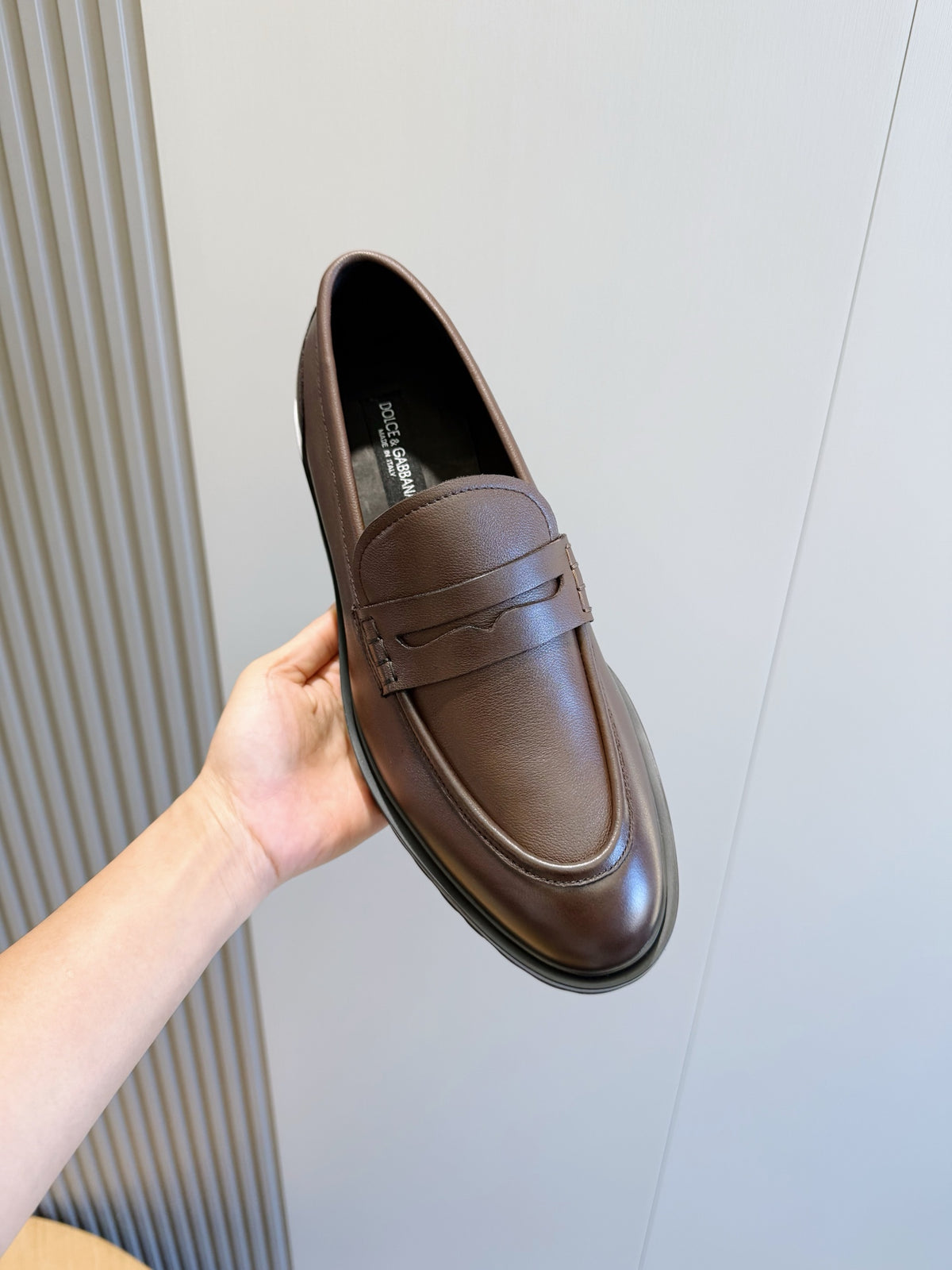 Dolce & Gabbana DG Men's Calfskin Derby Shoes