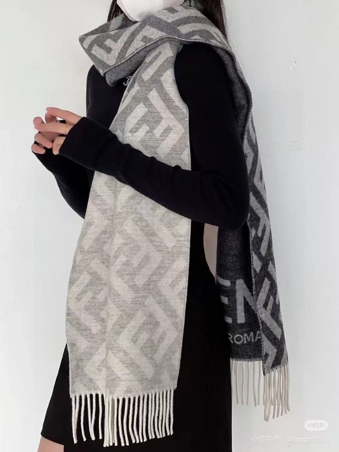two-tone velvet floral Scarf for women - product detail view