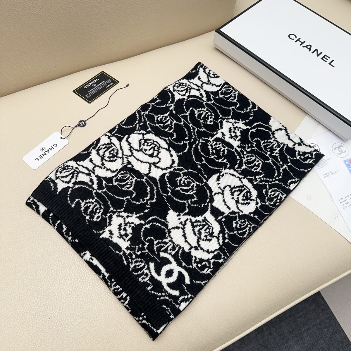 velvet floral Scarf for women - alternate angle view 2