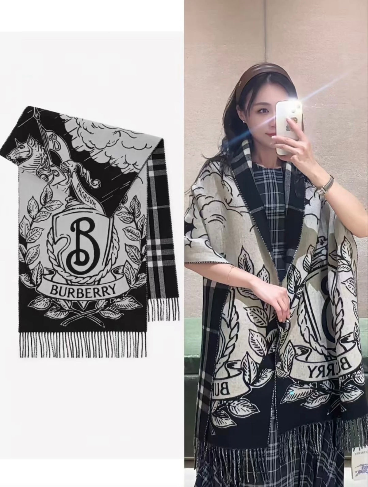 velvet floral Shawl for women - product detail view