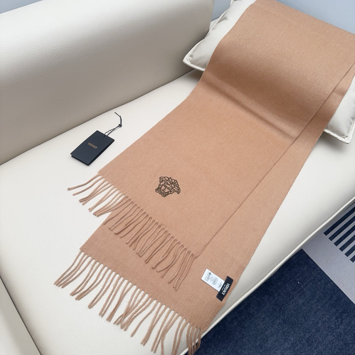 wool tassel Scarf for women - alternate angle view 5