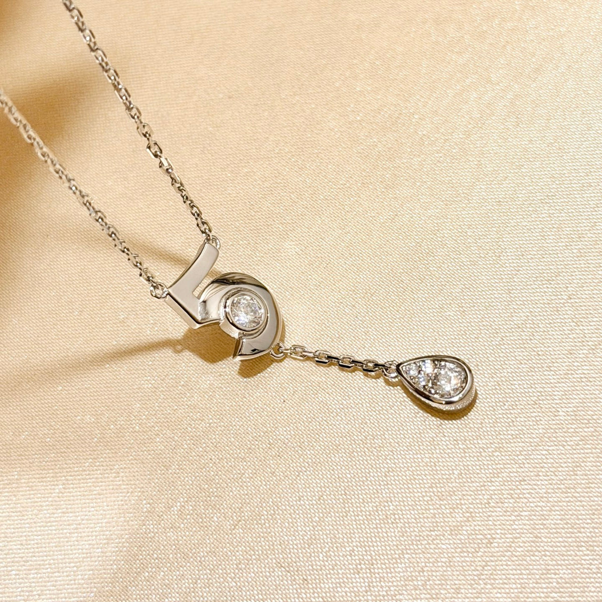 gold tassel Necklace for women - alternate angle view 4