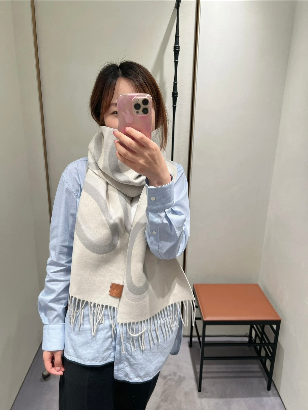luxury Scarf for women - product detail view