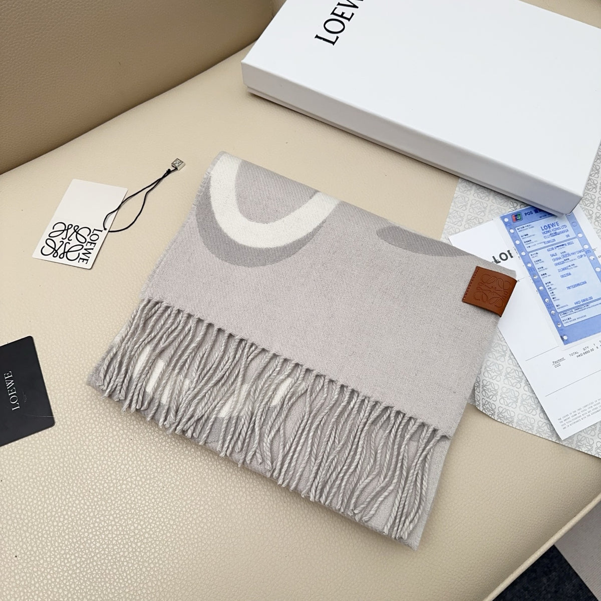 luxury Scarf for women - alternate angle view 2
