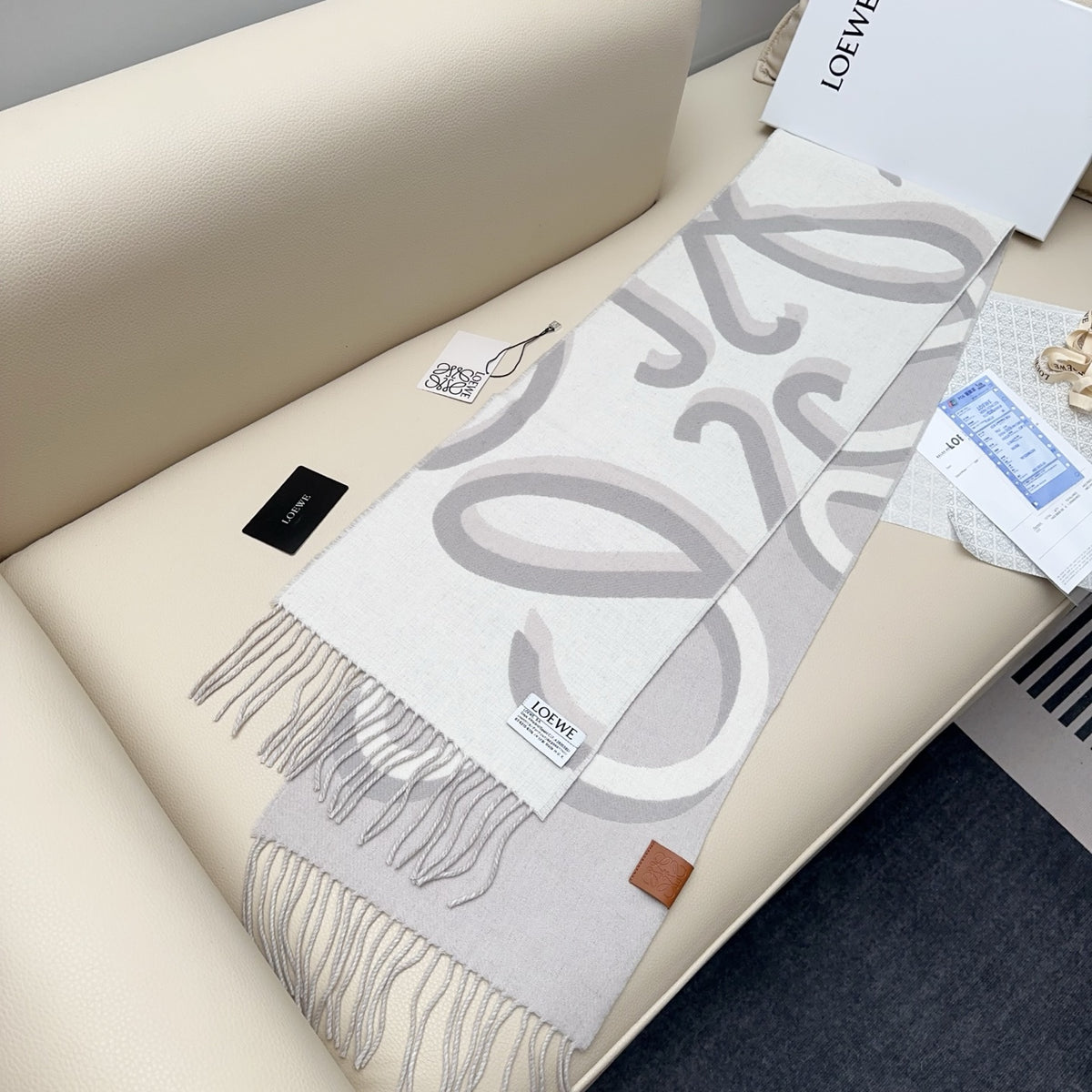 luxury Scarf for women - alternate angle view 7