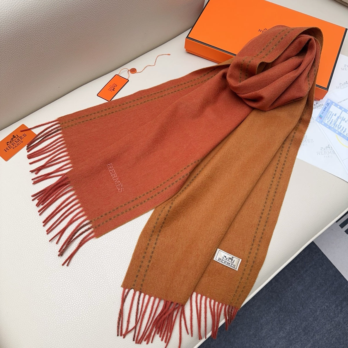 letter Scarf for unisex couple - alternate angle view 8