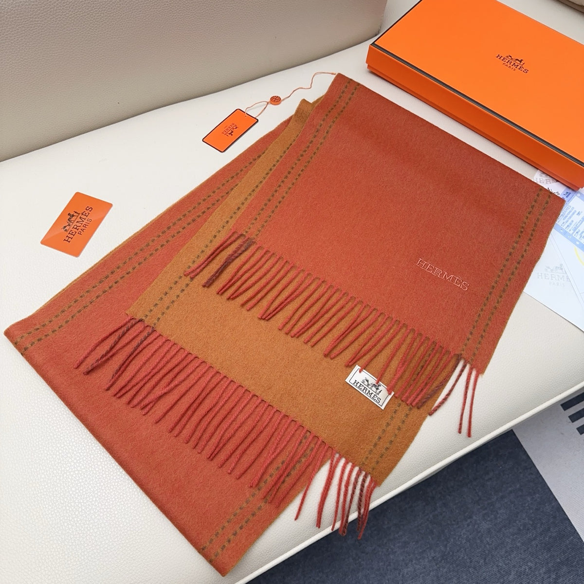 letter Scarf for unisex couple - alternate angle view 4