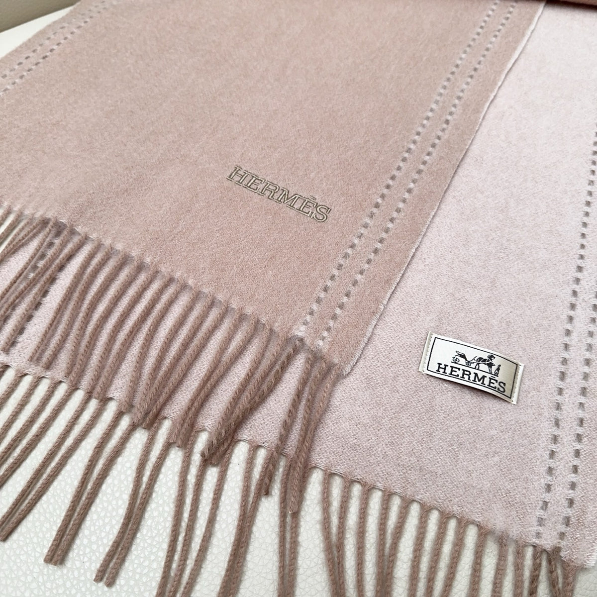 letter Scarf for unisex couple - alternate angle view 7