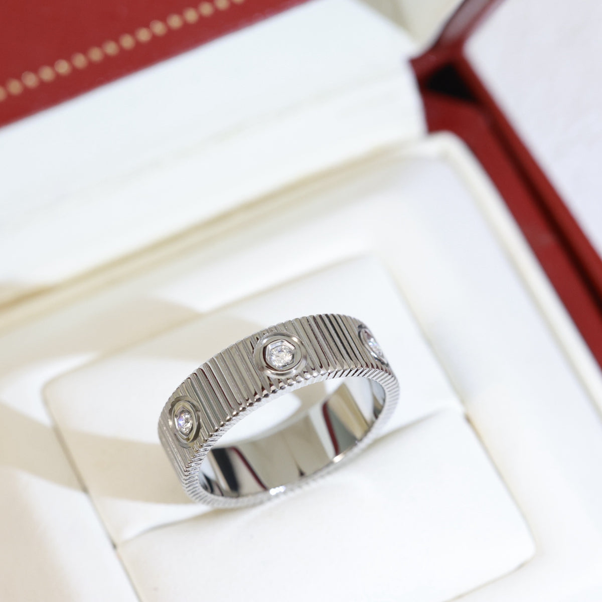 gold crystal Ring for women - alternate angle view 5