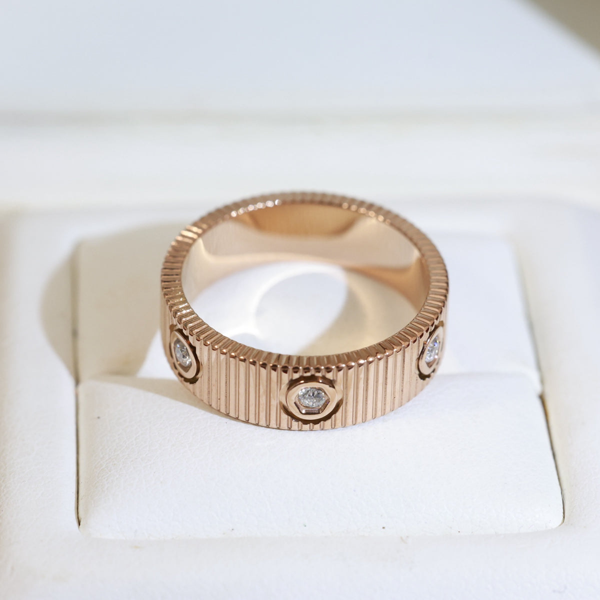 gold crystal Ring for women - alternate angle view 7