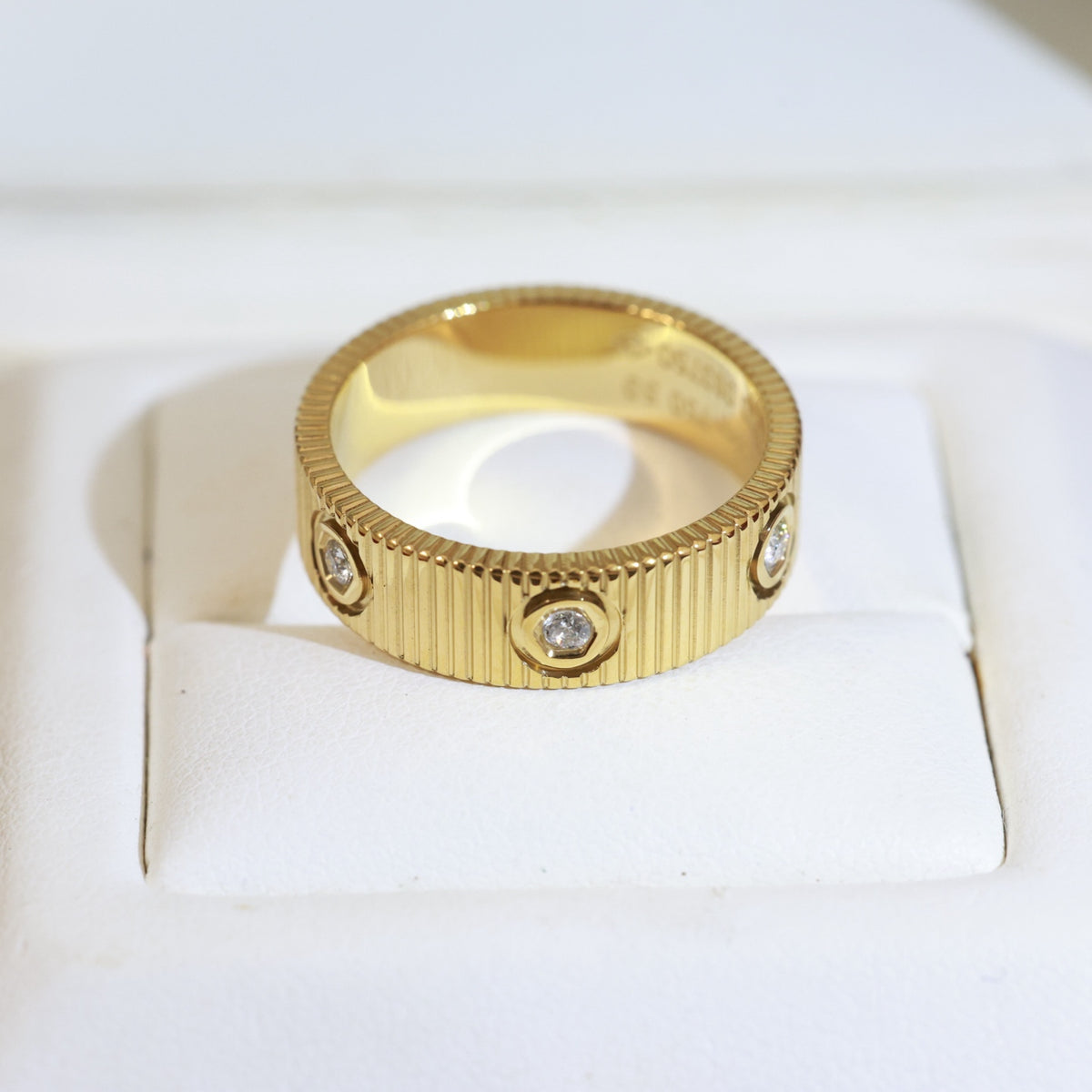 gold crystal Ring for women - alternate angle view 8