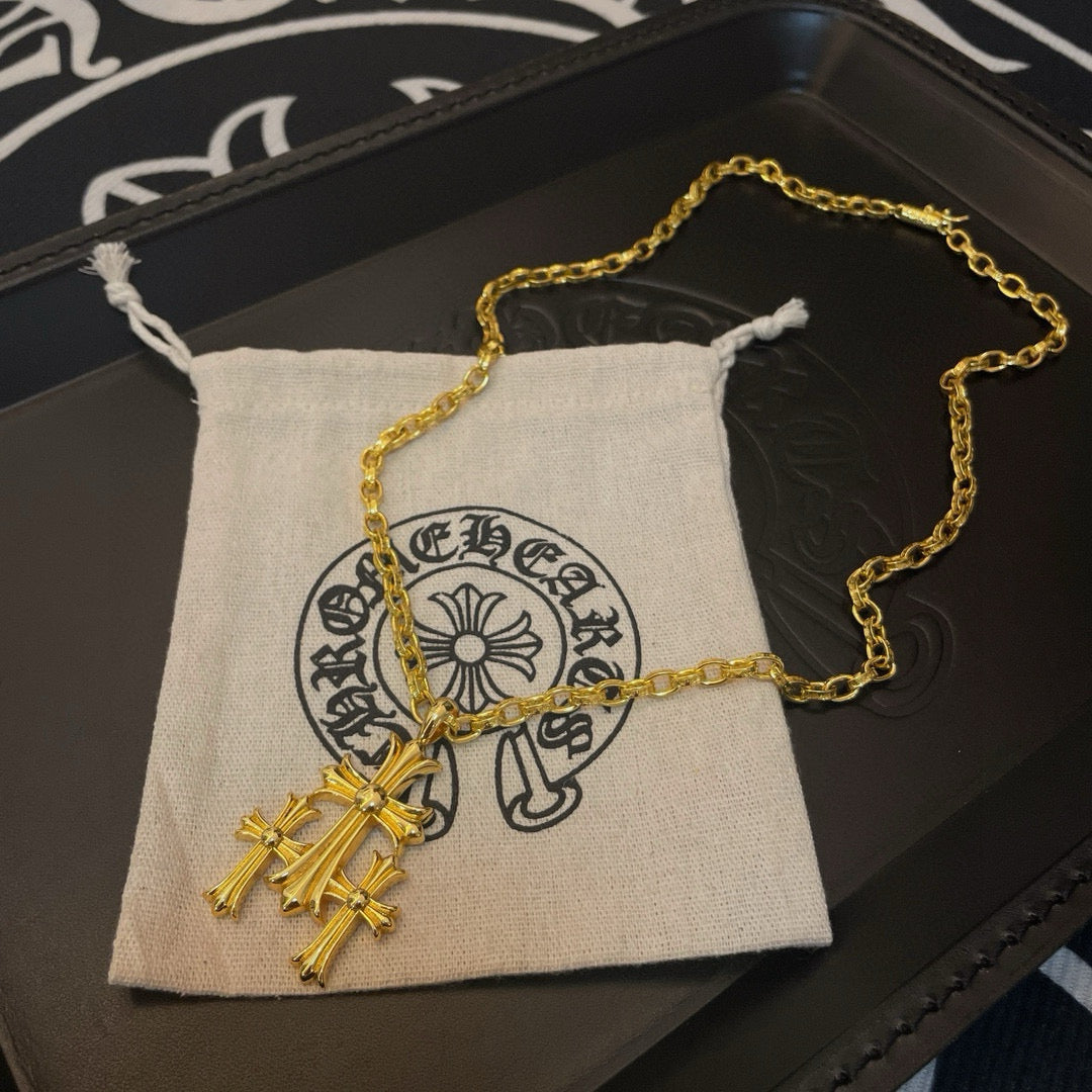 antique cross Pendant for men - alternate angle view 8