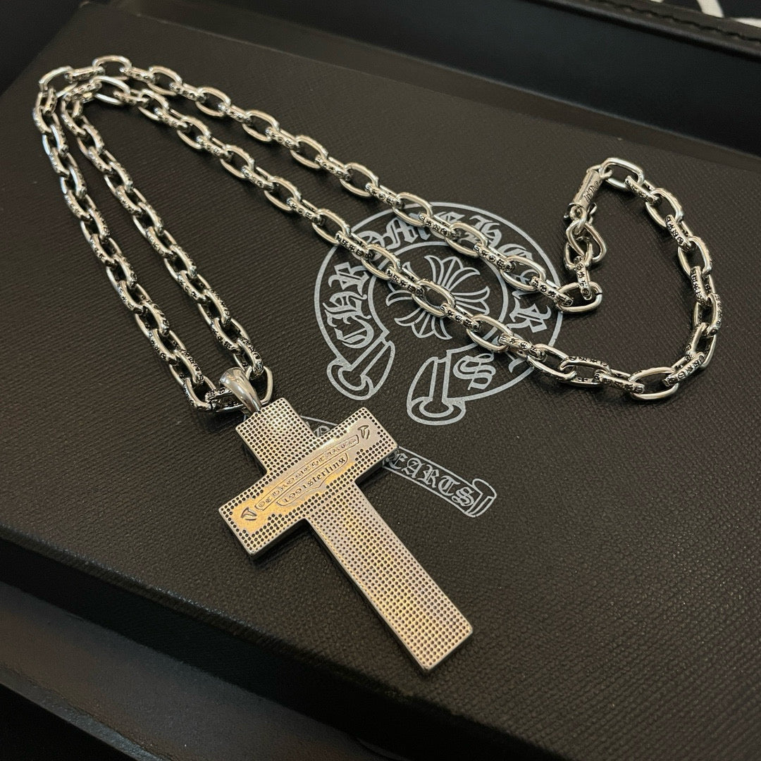 antique cross Pendant for men - alternate angle view 5