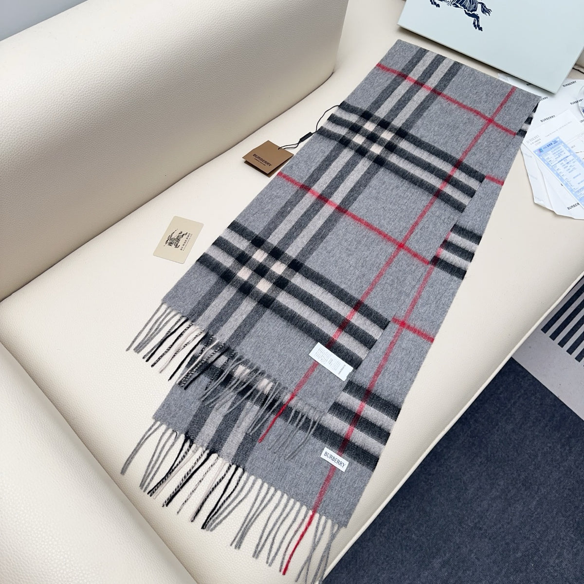 velvet elegant Scarf for men - alternate angle view 6
