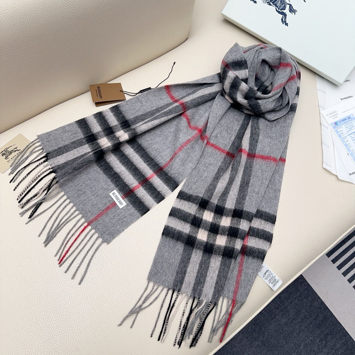 velvet elegant Scarf for men - alternate angle view 8