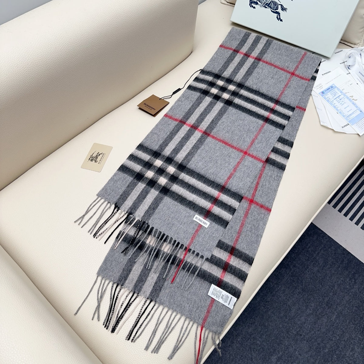 velvet elegant Scarf for men - alternate angle view 5