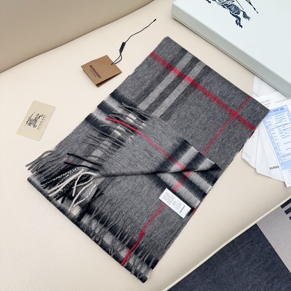 velvet elegant Scarf for men - alternate angle view 3