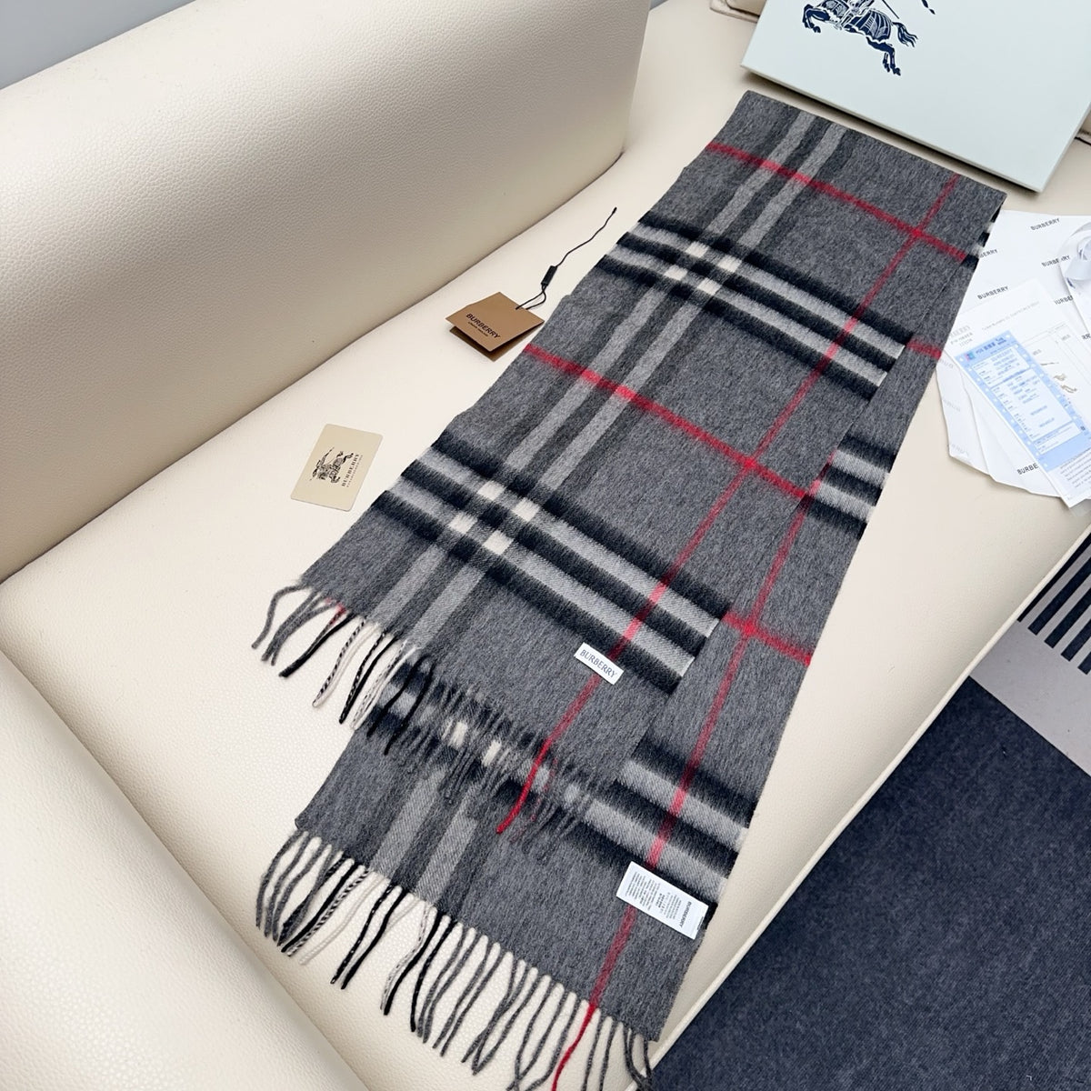 velvet elegant Scarf for men - alternate angle view 5