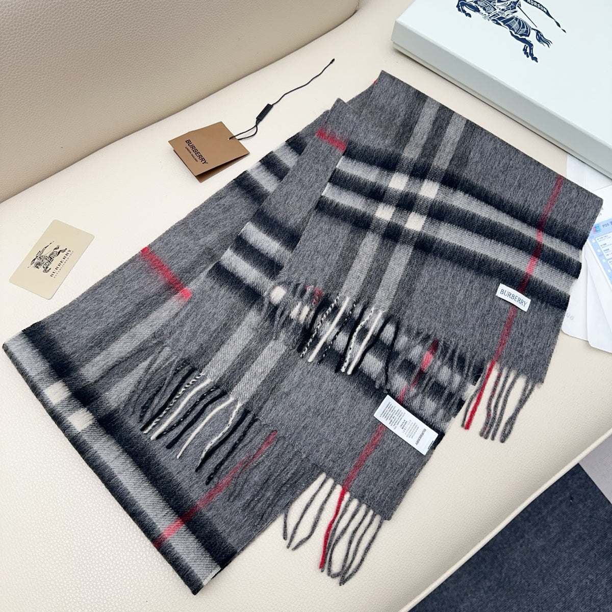 velvet elegant Scarf for men - alternate angle view 4