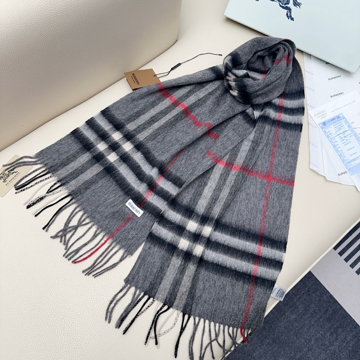 velvet elegant Scarf for men - alternate angle view 8