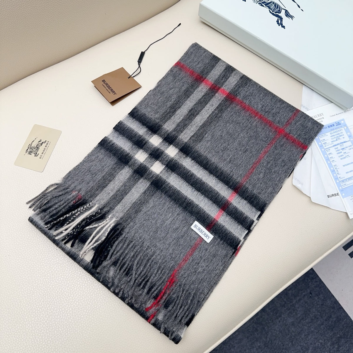 velvet elegant Scarf for men - alternate angle view 2
