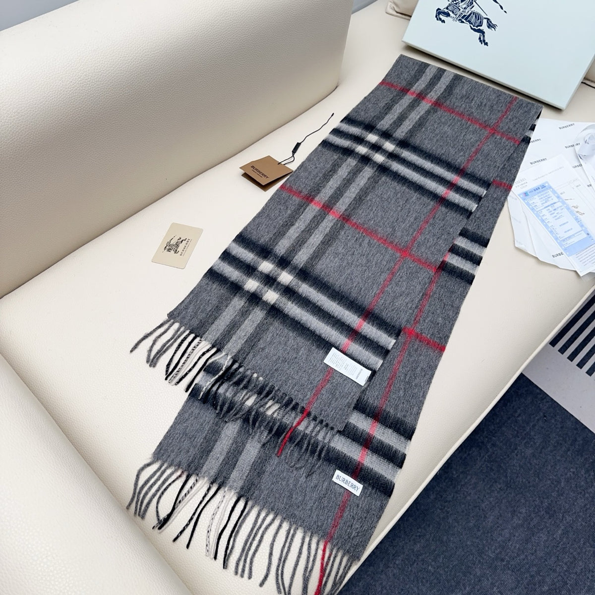 velvet elegant Scarf for men - alternate angle view 6