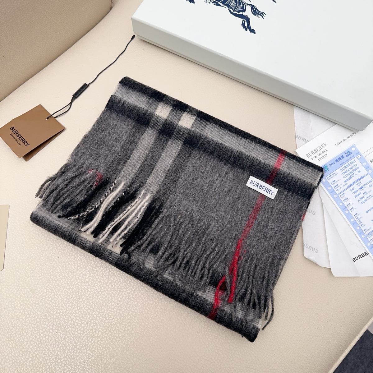 velvet elegant Scarf for men - product detail view